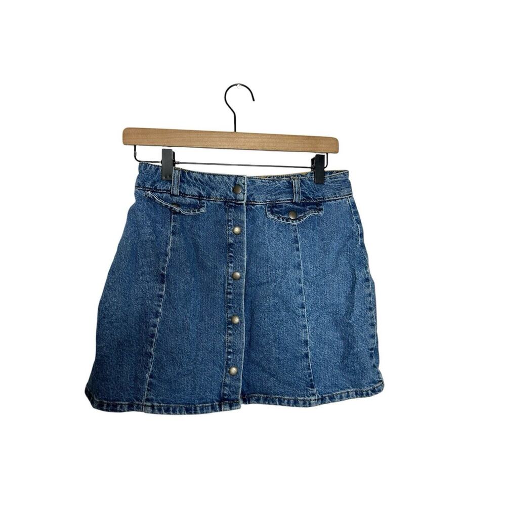 BDG Urban‎ Outfitters sz small mini denim snap skirt juniors